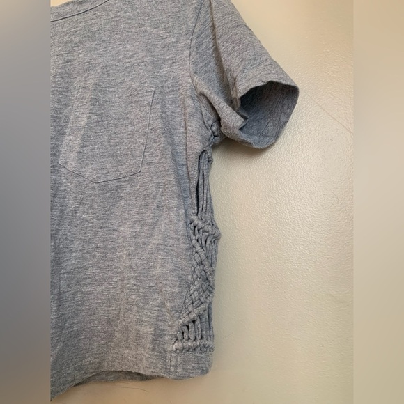 Billabong Pocket Tee Weaving Loom Back, cropped macrame rope open back - Picture 4 of 7